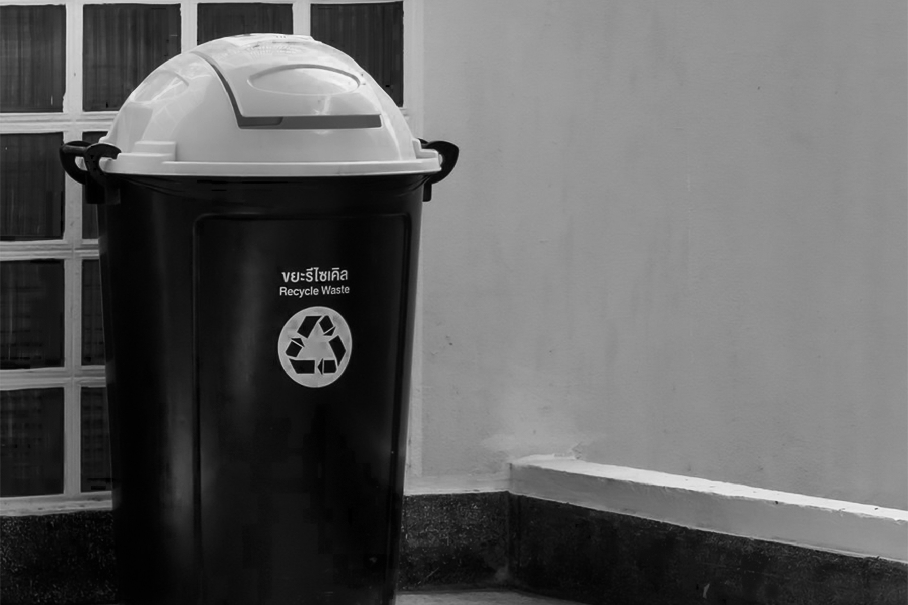 Biomülleimer in einer Küche